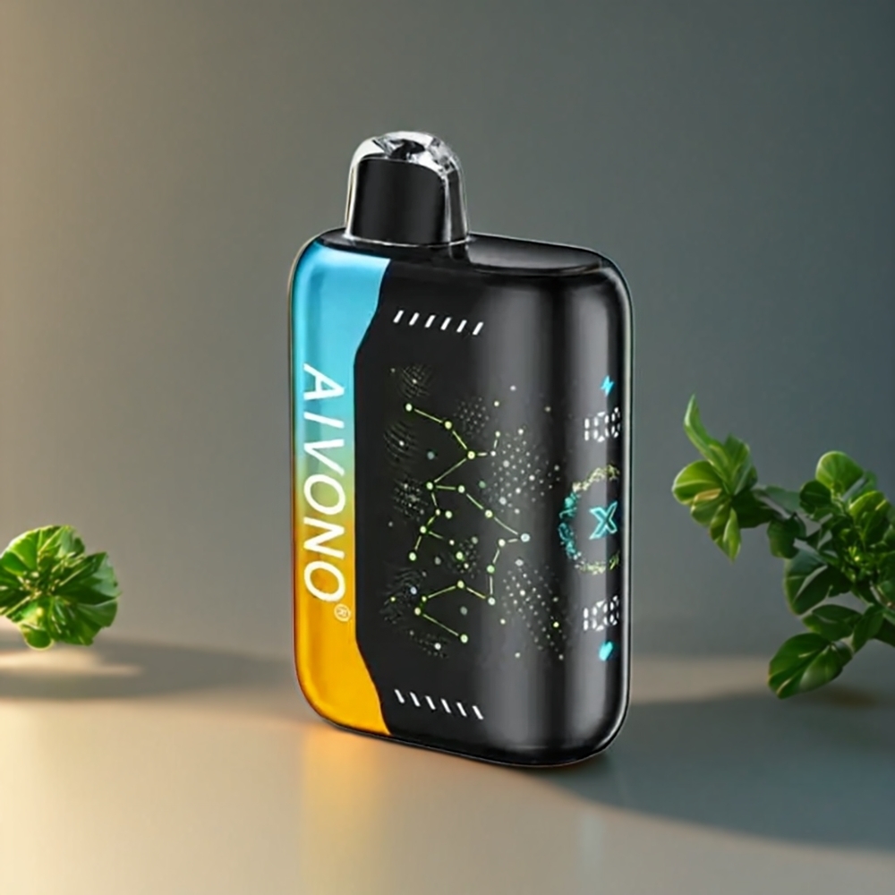 Aivono AIM BOOM Belgique Grossiste 25000 Puffs 28ml E-Liquid Framboise Pêche Citron Vert