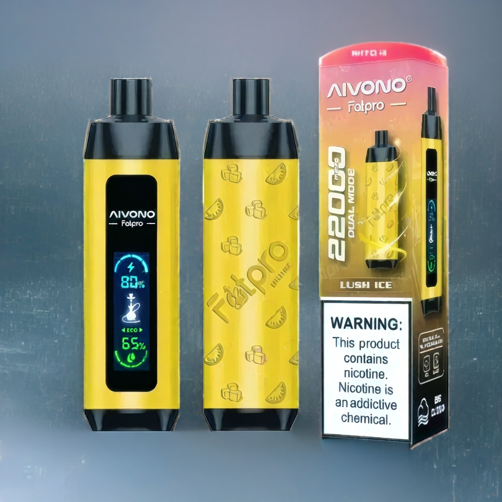 Aivono AIM FATPRO Belgique Grossiste 22000 Puffs 28ml Glace Luxuriante 5 Nicotine