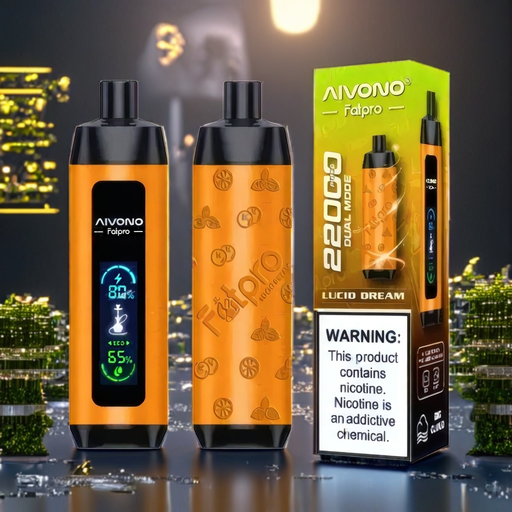 Aivono AIM FATPRO Belgique Grossiste 22000 Puffs 28ml Vape Rêve Lucide Nicotine 05 Dual Modes