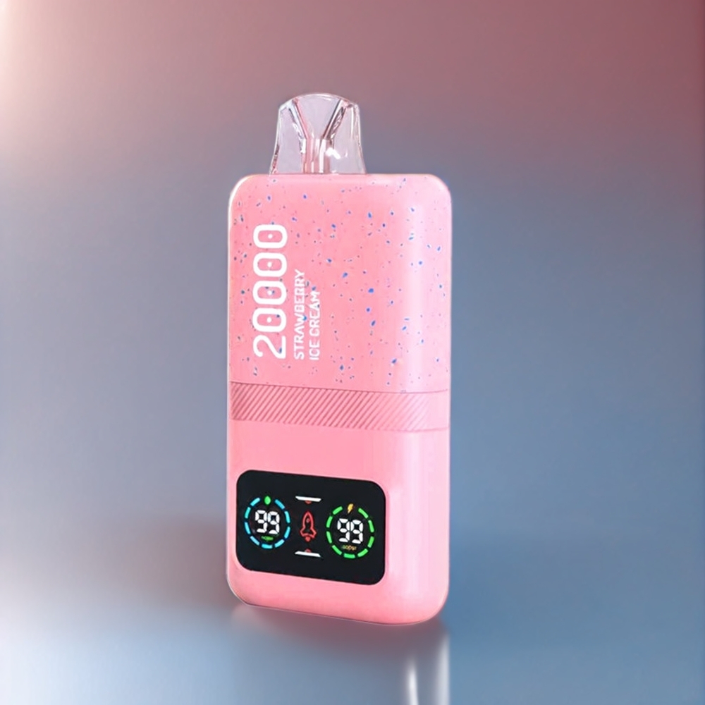 Aivono AIM MAGIC 20 000 Puffs Belgique Grossiste 26ml E-liquide et Type-C Rechargeable Fraise Crème Glacée