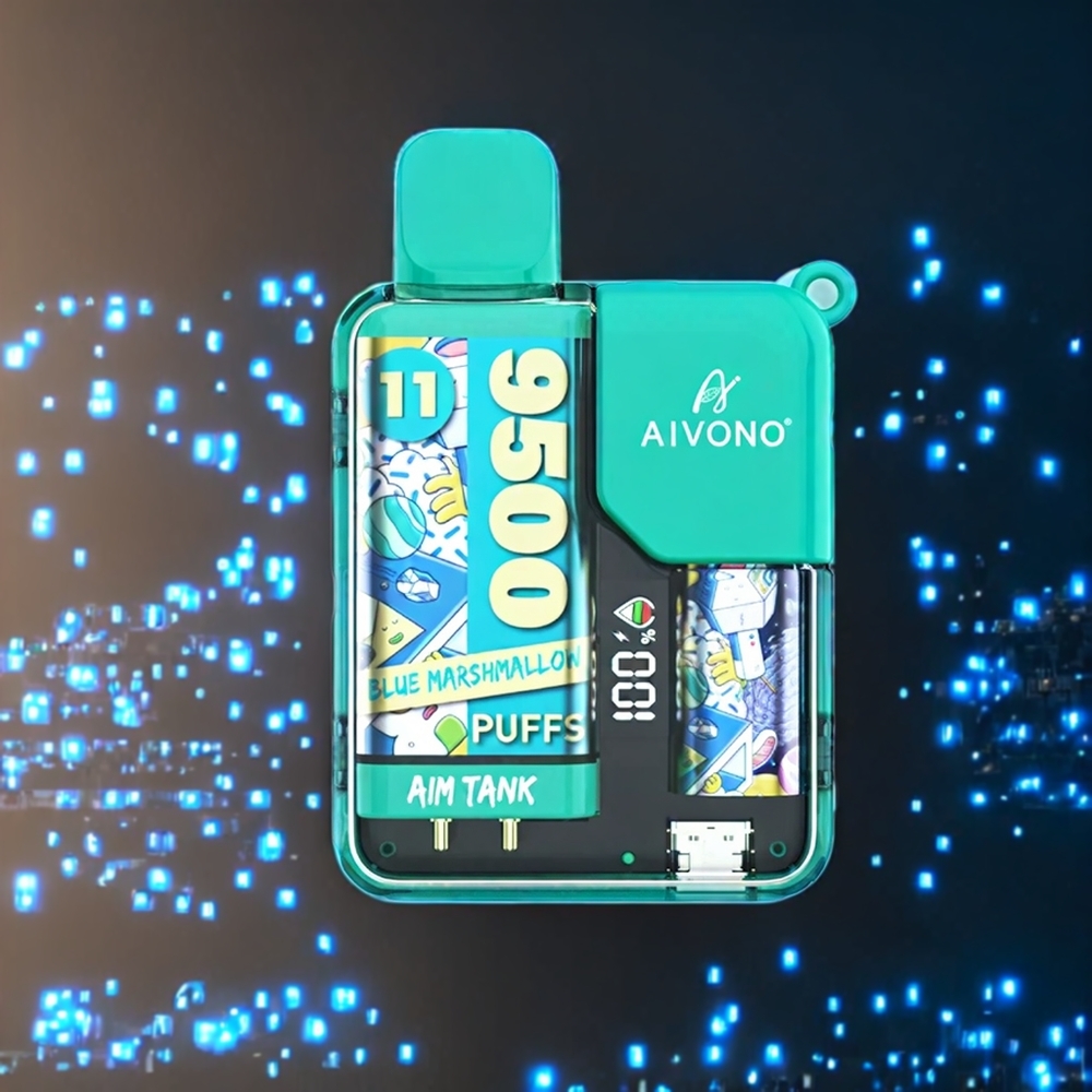 Aivono AIM-TANK 9500 Puffs Belgique Grossiste 18ml 650mAh Bleu Guimauve