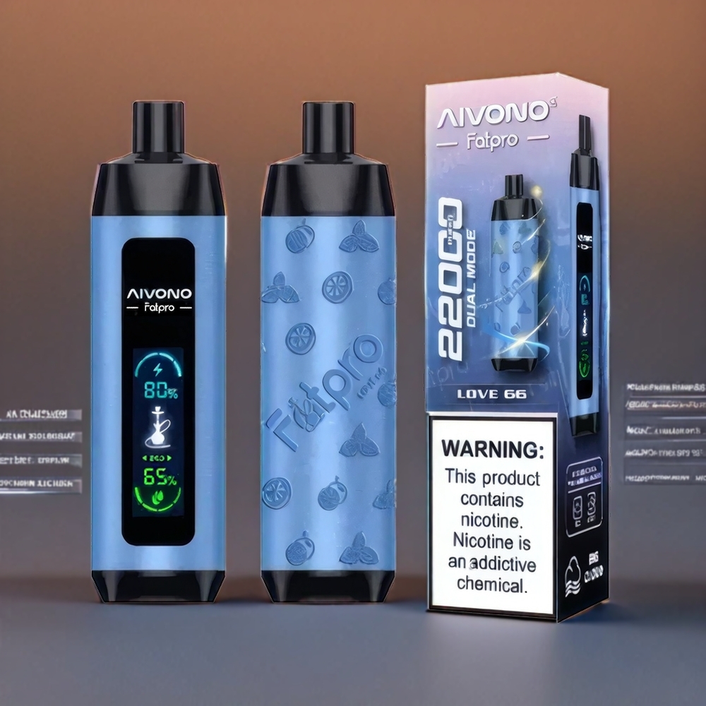 Aivono Aim Fatpro Belgique Grossiste 22000 Puffs 5 Nicotine  10 Saveurs Électriques Vape Love 66