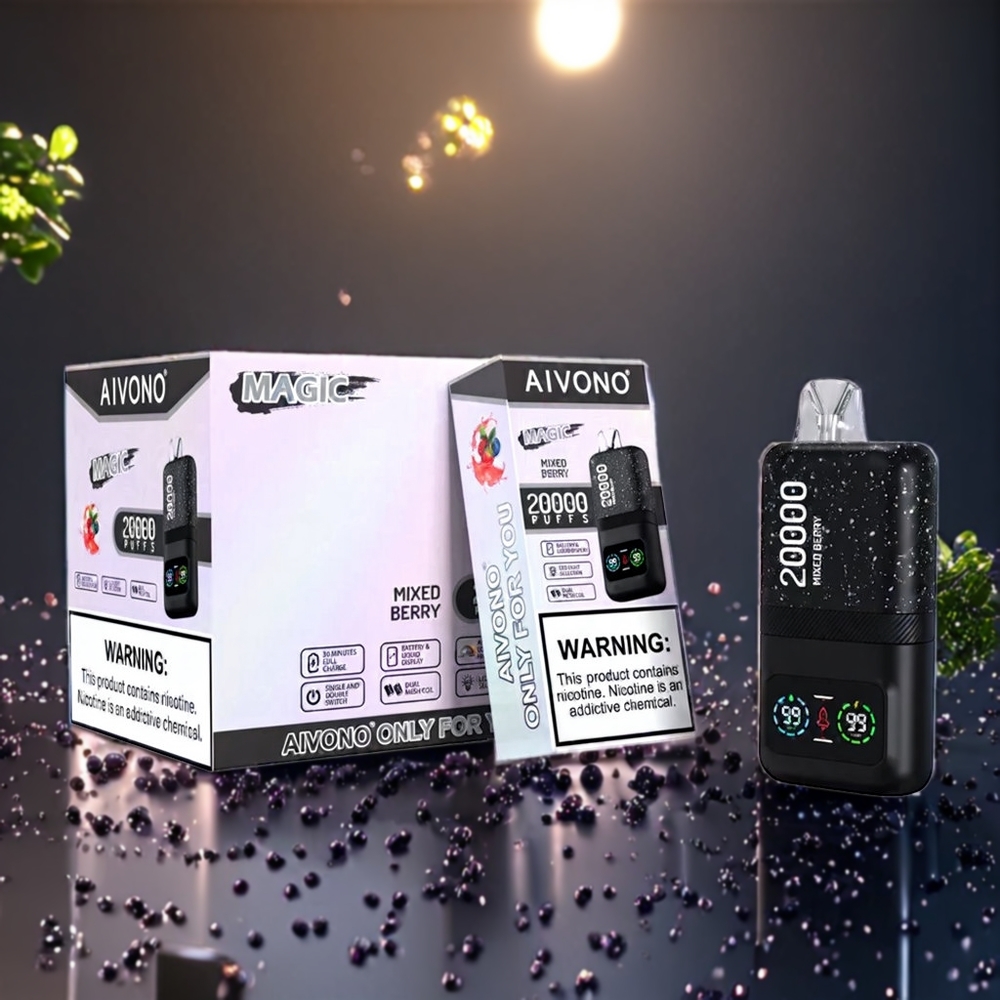 Aivono Aim Magic 20000 Puffs Belgique Grossiste Vape Baies Mixtes 26ml Dual Mesh