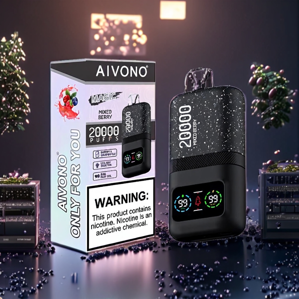 Aivono Aim Magic 20000 Puffs Belgique Grossiste Vape Baies Mixtes 26ml Dual Mesh