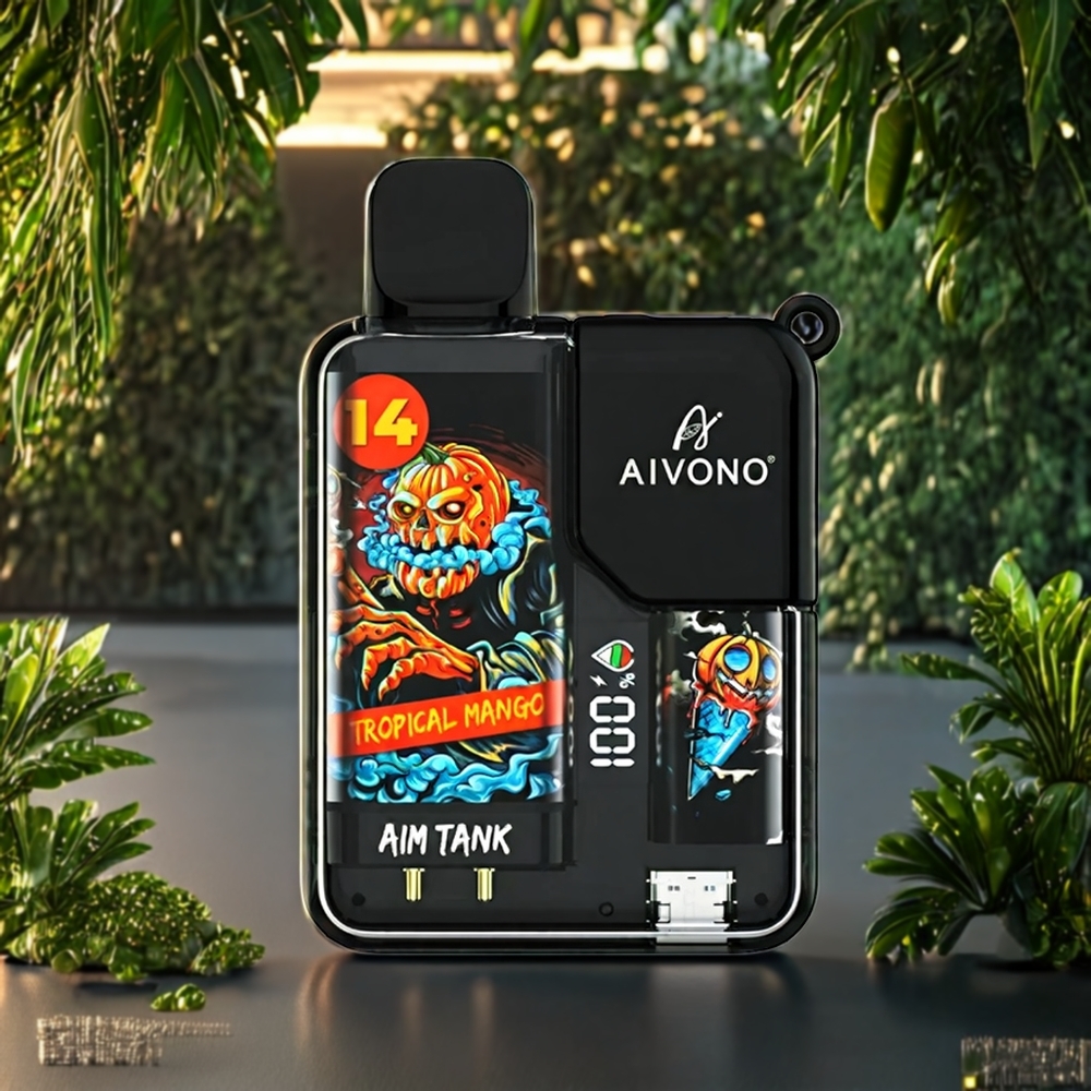 Aivono Aim Tank 9500 Puffs Belgique Grossiste Mangue Tropicale 18ml 650mAh