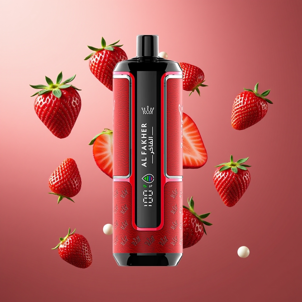 Al Fakher Crown Bar 15K Hypermax Belgique Grossiste 22ml 600mAh Fraise Punch