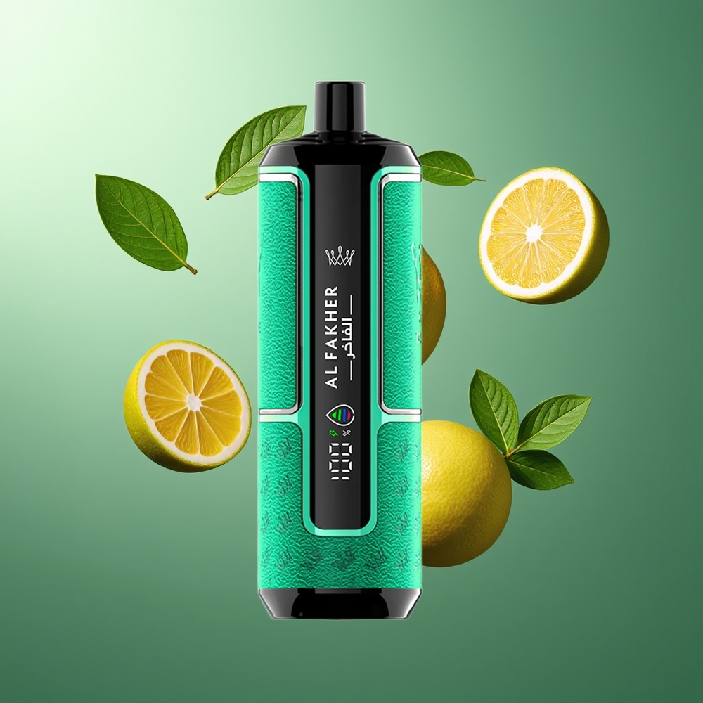 Al Fakher Crown Bar 15K Hypermax Belgique Grossiste Citron Menthe 22ml