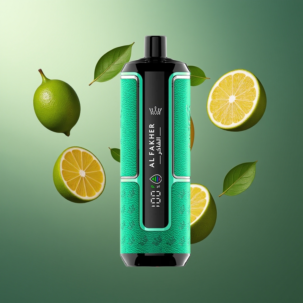 Al Fakher Crown Bar 15K Hypermax Belgique Grossiste Citron Vert Citron 22ml 600mAh