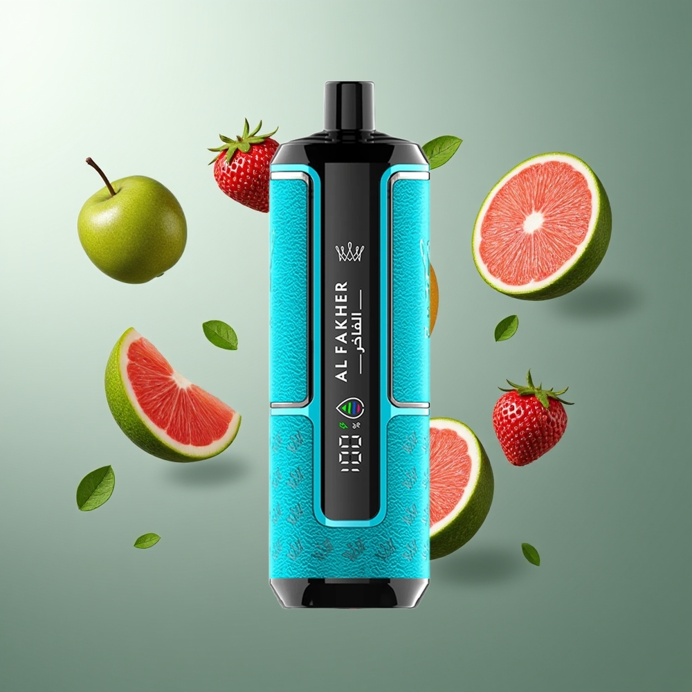 Al Fakher Crown Bar 15K Hypermax Belgique Grossiste Gomme Menthe 22ml