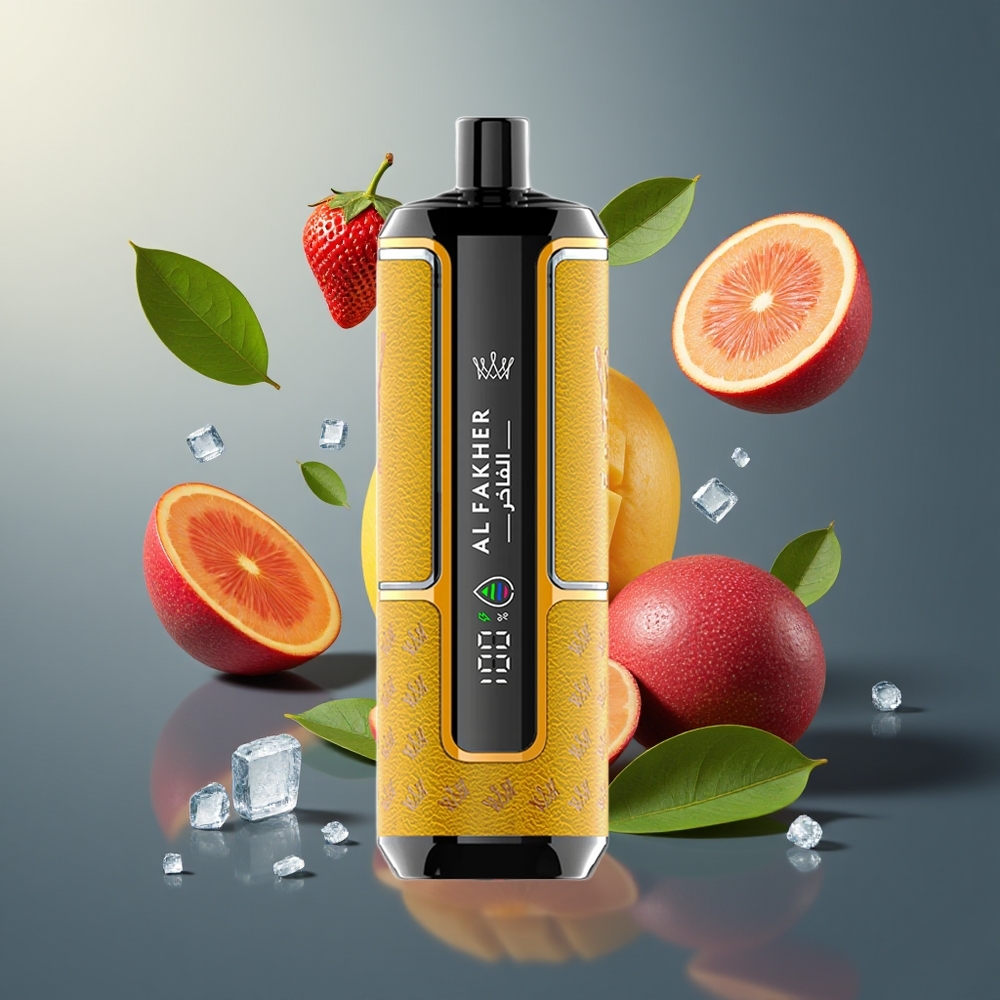 Al Fakher Crown Bar 15K Hypermax Belgique Grossiste Mangue Glacé 22ml 600mAh