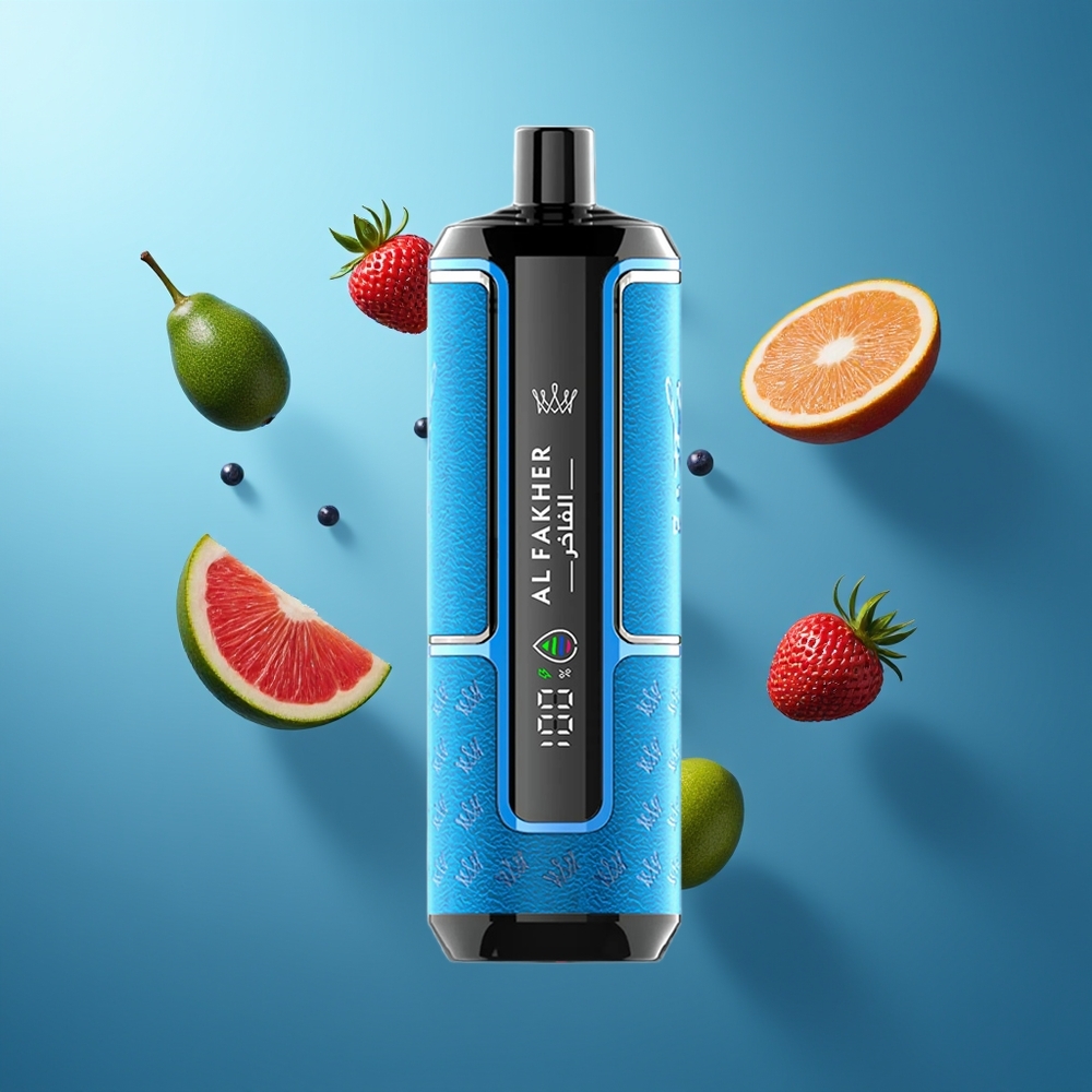 Al Fakher Crown Bar 15K Hypermax Belgique Grossiste Océan Bleu 22ml