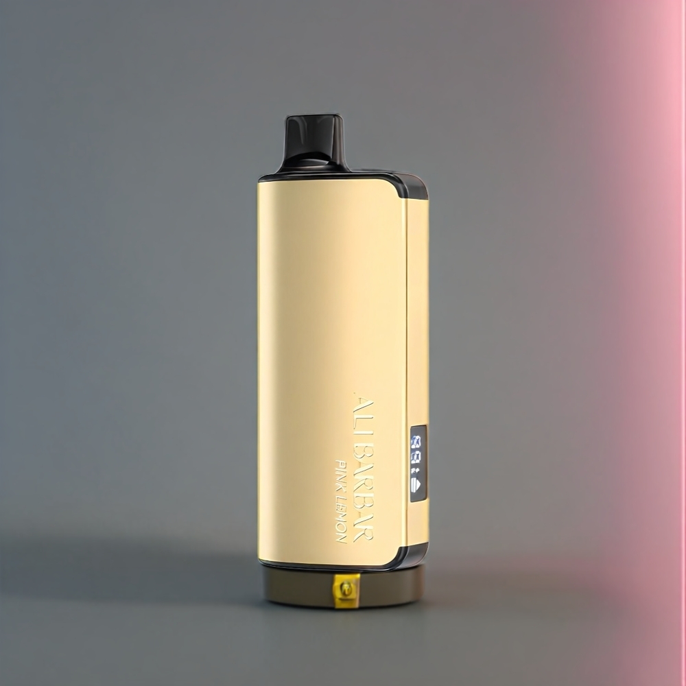 Alibarbar Ingot 9000 Puffs Vape Citron Rose Belgique Grossiste 22ml 2350mah