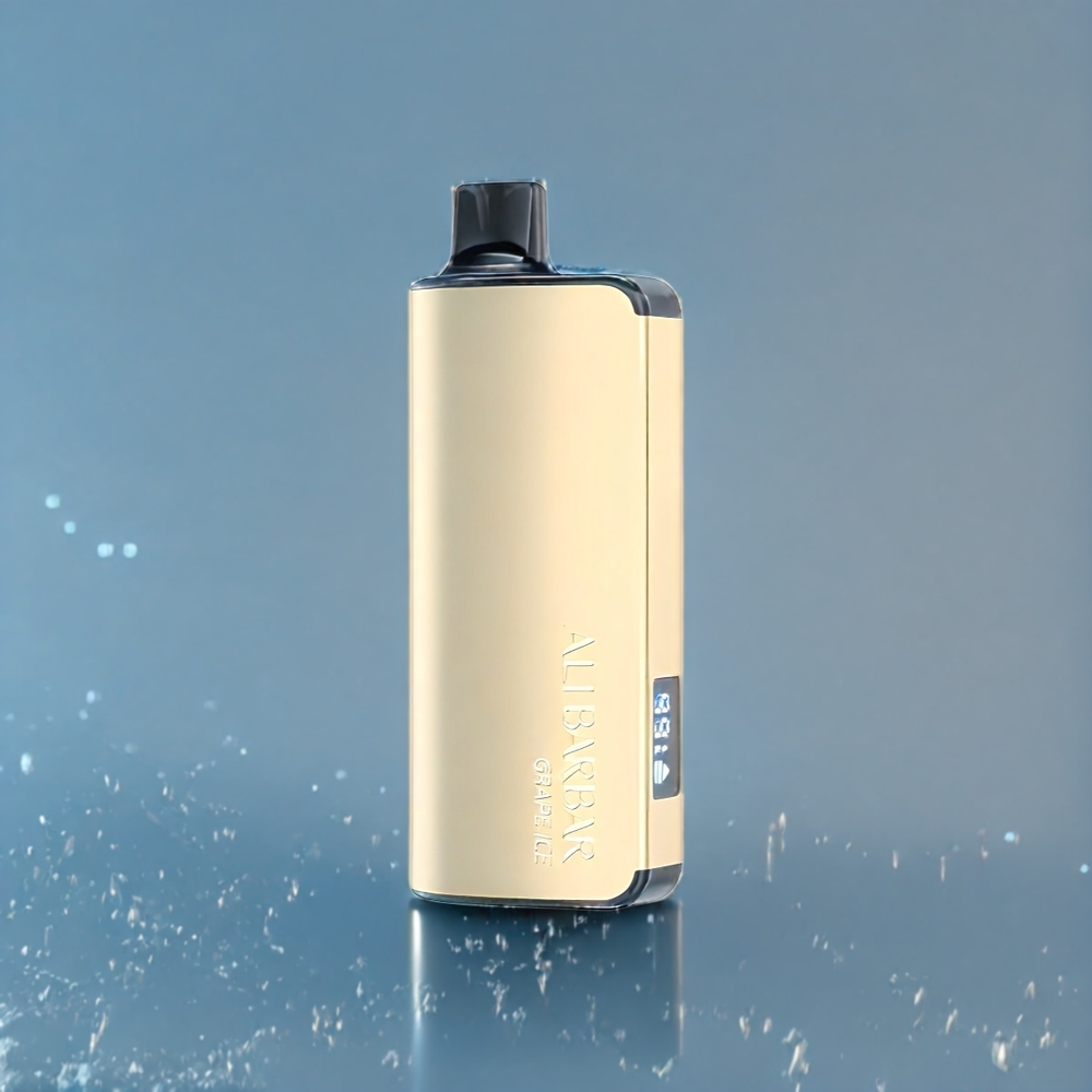 Alibarbar Lingot 9000 Puffs Vape Glace Raisin Belgique Grossiste 2350mAh 22mL