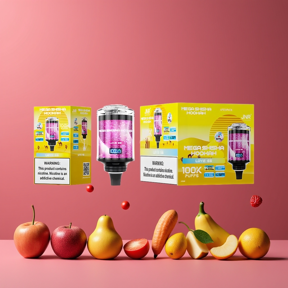 Amour 66 JNR Mega Shisha Hookah 100K Compatibilité Bureau Belgique Grossiste 100000 Puffs 2200mAh
