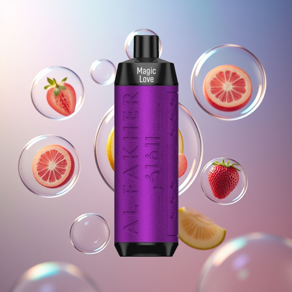 Amour Magique Al Fakher Crown Bar 8000 18ml Belgique Grossiste USB Type-c Compact
