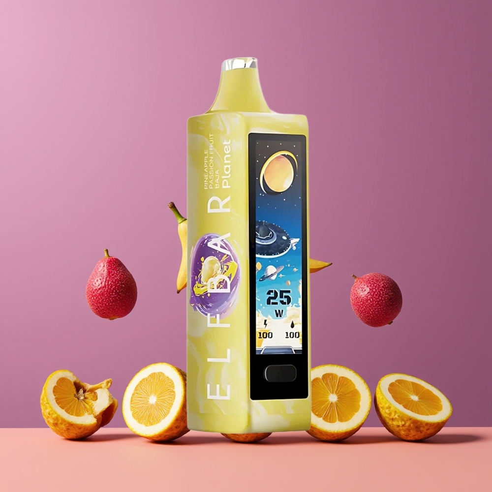Ananas Fruit de la Passion ELF BAR Planet 25000 Puffs Belgique Grossiste 18ml 800mAh