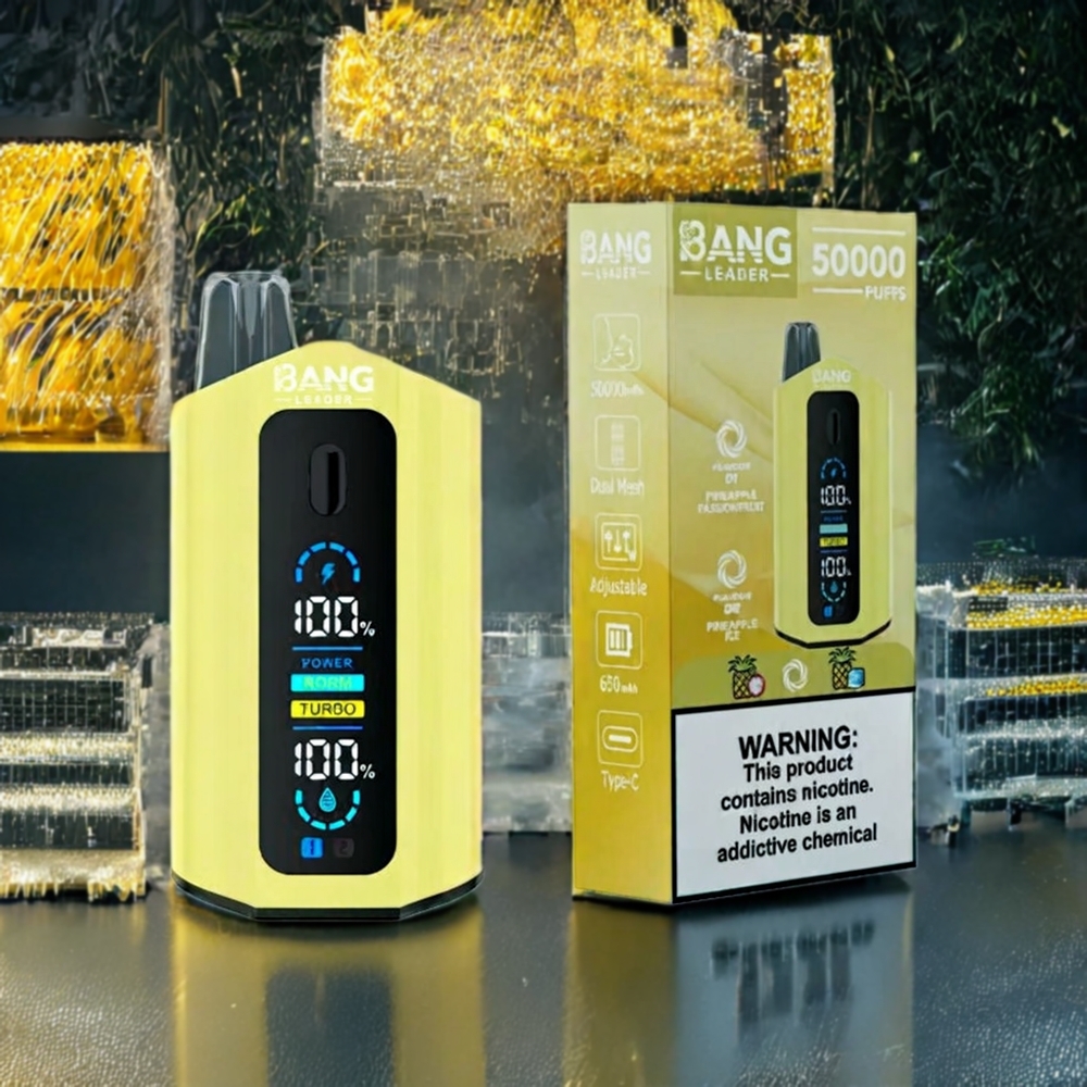 Ananas Fruit de la Passion Glace Ananas Bang Leader 50000 Puffs Belgique Grossiste 13400mAh 36ml