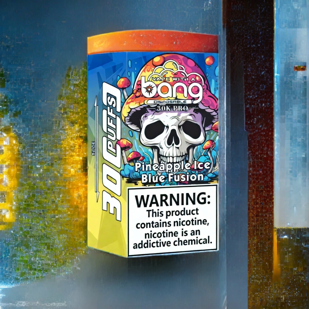 Ananas Glace  Bleu Fusion Bang 30K Pro 30000 Puffs 36ml Belgique Grossiste