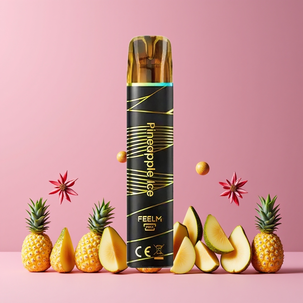 Ananas Glace JNR BlackGolden 800 Puffs 2 Belgique Grossiste 550mAh