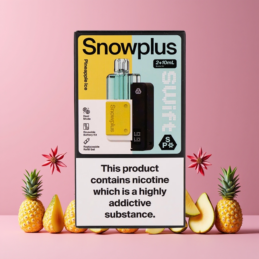Ananas Glace Snowplus Swift 5000 Puffs Belgique Grossiste Dual Mesh 1000 mAh