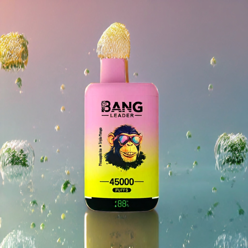 Ananas Glace Triple Mangue Bang Leader 45000 Puffs Belgique Grossiste 0 Smart Screen Display