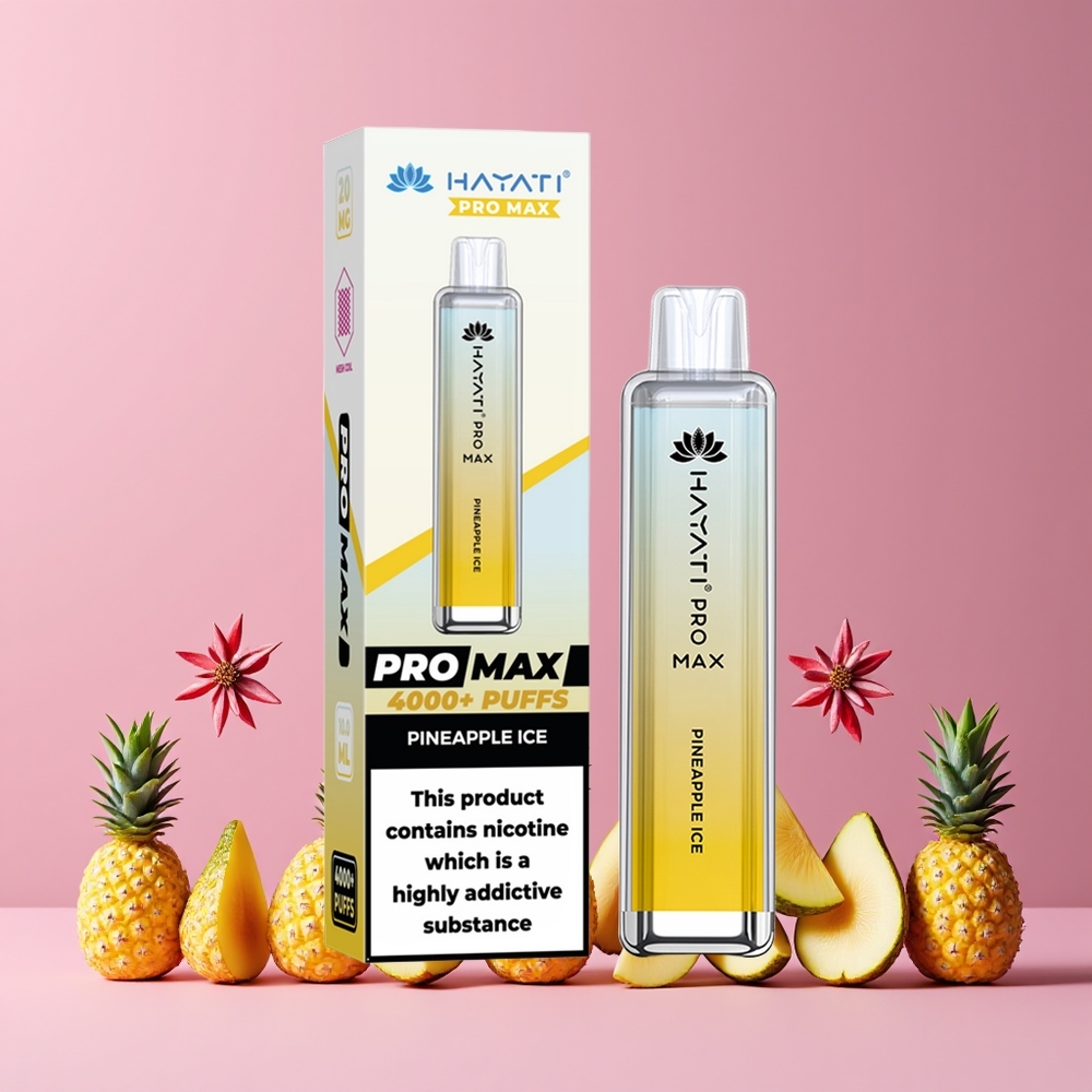 Ananas Glacé Hayati Pro Max 4000 Puffs Belgique Grossiste 5 Nicotine 1400mAh