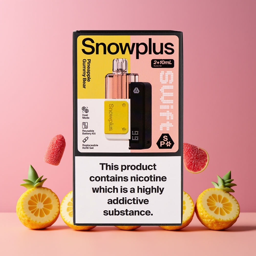 Ananas Ours Gélifié Snowplus Swift 5000 Puffs Dual Mesh 1000 mAh Belgique Grossiste