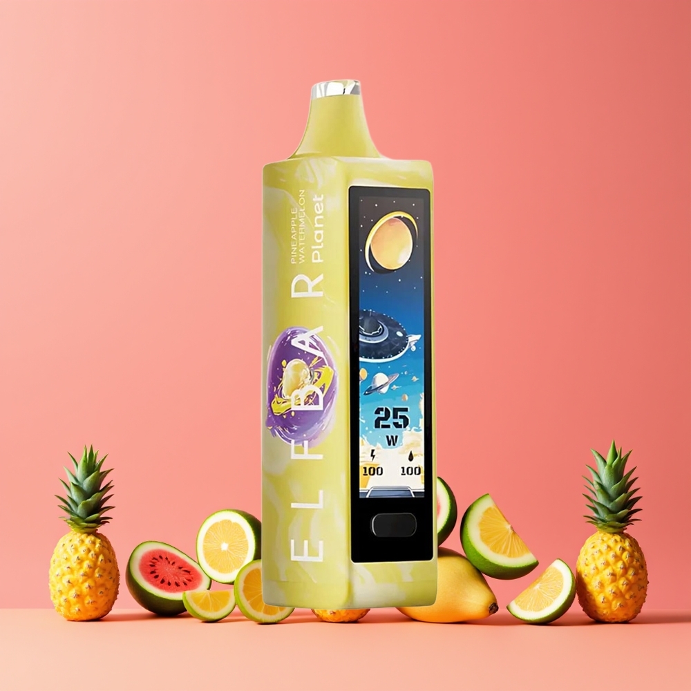 Ananas Pastèque ELF BAR Planet 25000 Puffs Belgique Grossiste 18ml Mesh