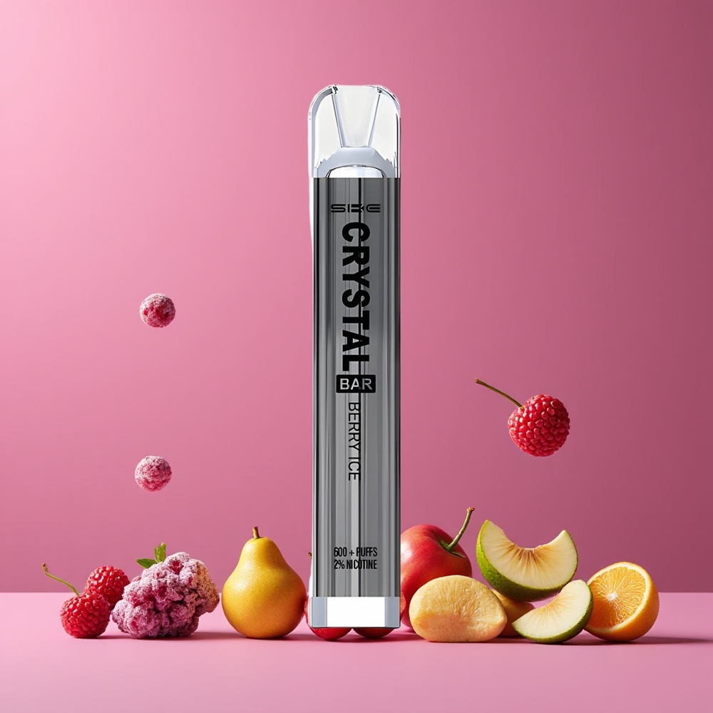 Baie Glacée SKE Crystal Bar 600 Puffs 2 Belgique Grossiste 500mAh