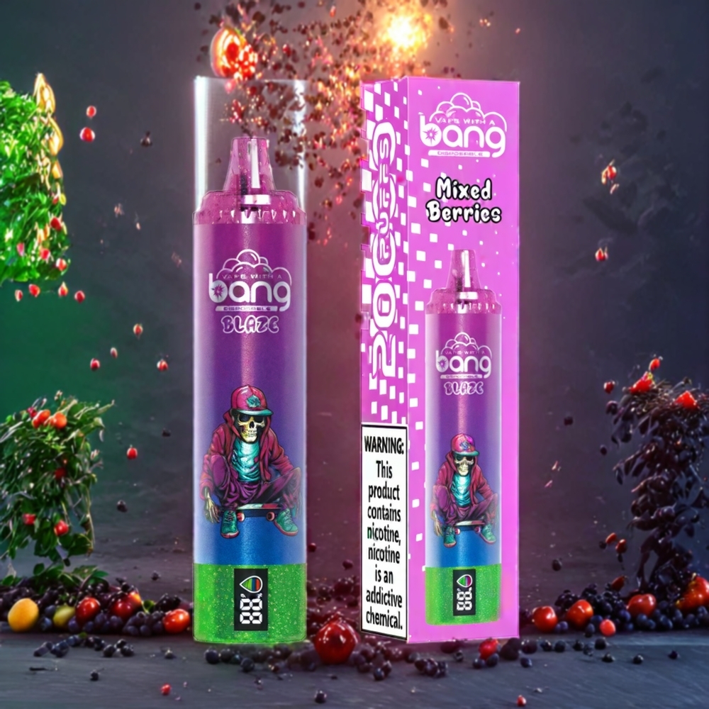 Baies Mixtes Bang Blaze Tornado 20000 Puffs Belgique Grossiste Type-C Airflow Réglable