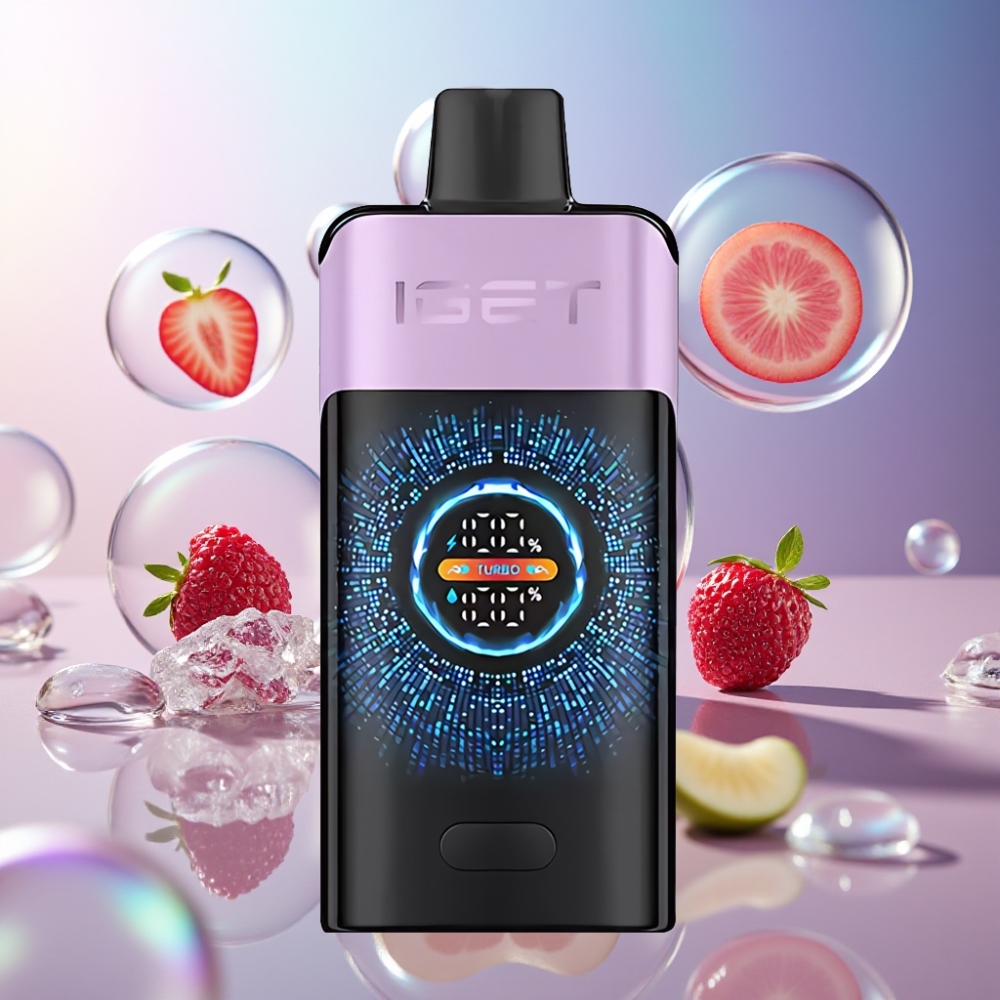 Baies Mixtes Glacées IGET ONE 12000 Puffs Belgique Grossiste 2700 mAh Écran Courbe