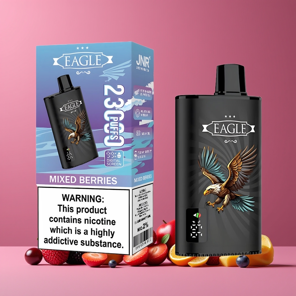 Baies Mixtes JNR Eagle Smart 23000 Puffs Belgique Grossiste Écran Digital 750mAh