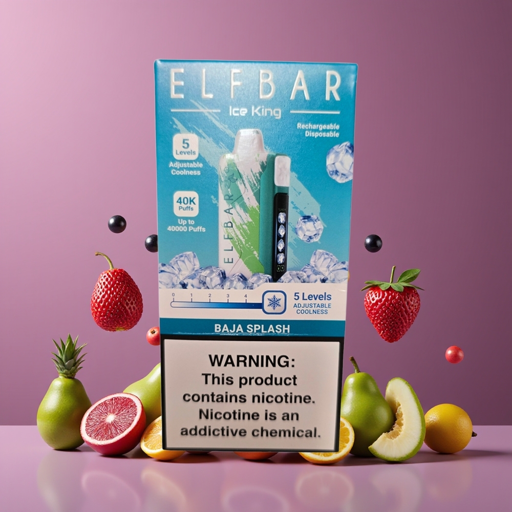 Baja Splash ELF BAR Ice King 40000 Puffs Belgique Grossiste 20ml 5 Nicotine