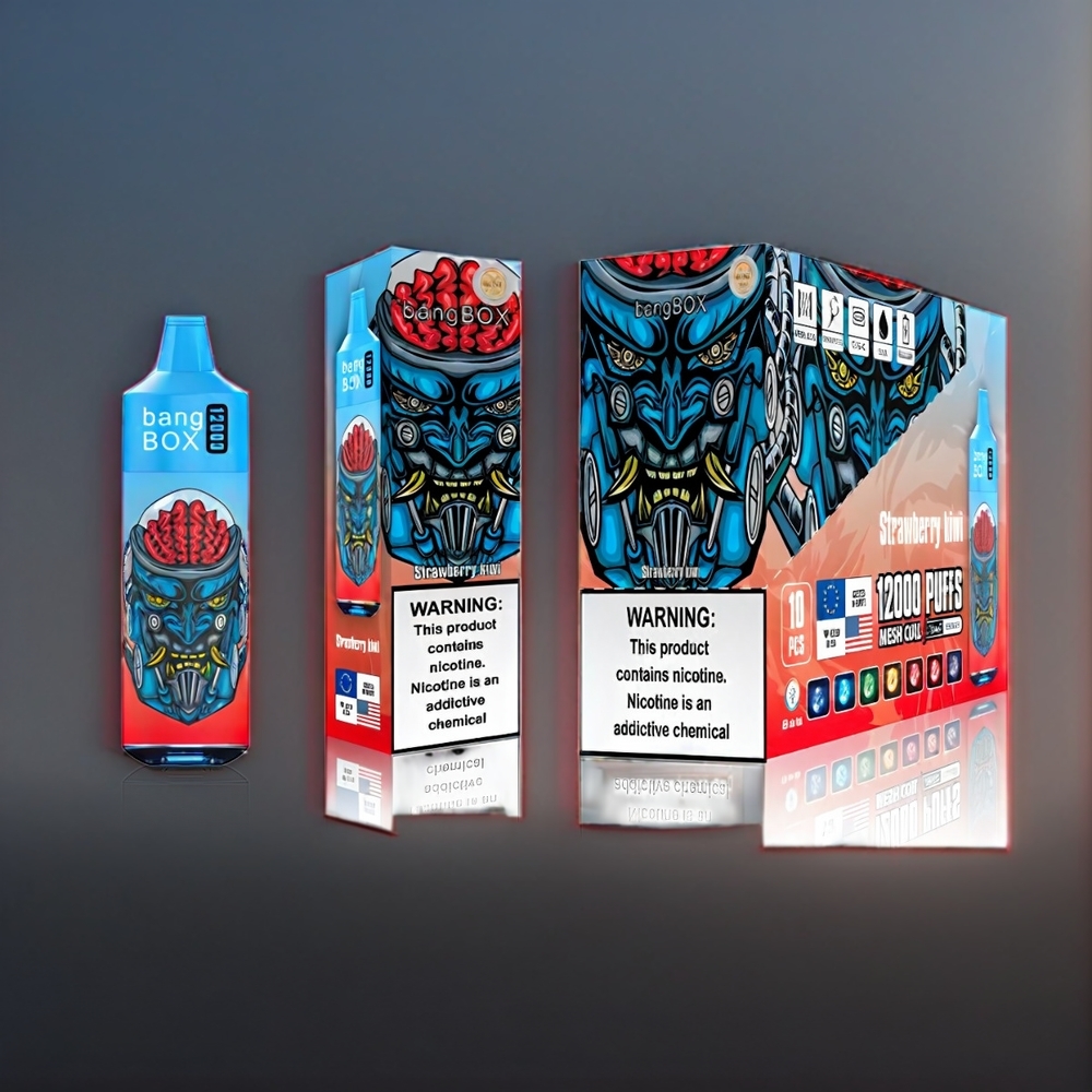 Bang Box 12000 Puffs Belgique Grossiste 23ML 5 Fraise Kiwi