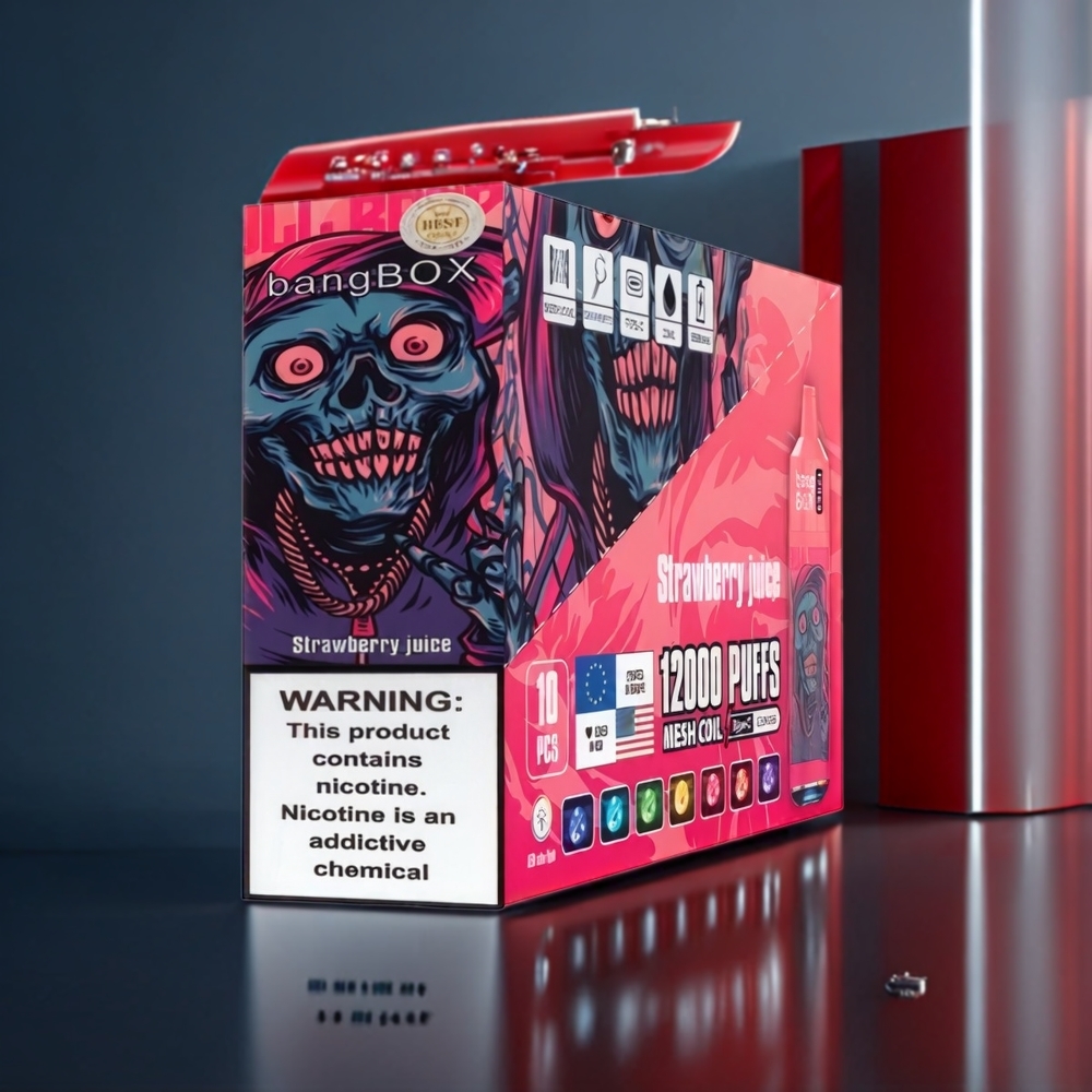 Bang Box 12000 Puffs Belgique Grossiste 23ML 650mAh Jus de Fraise