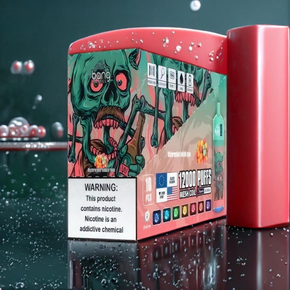 Bang Box 12000 Puffs Belgique Grossiste E-Liquide 23ML PC - Chewing-Gum Pastèque / TYPE-C