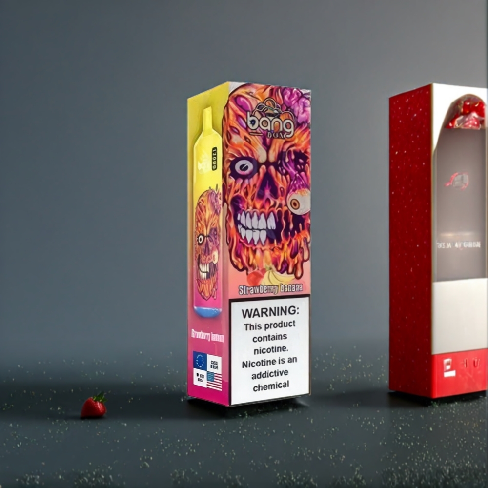 Bang Box 12000 Puffs Belgique Grossiste Fraise Banane 23ML 5 PC