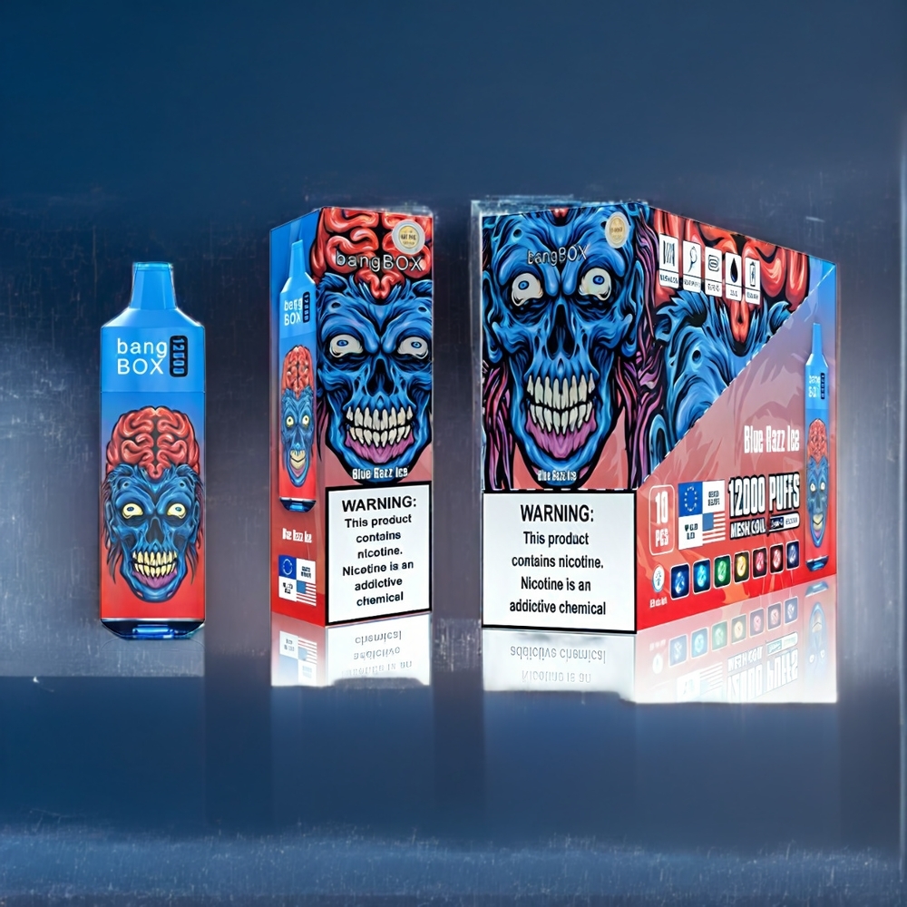 Bang Box 12000 Puffs Vape Blue Razz Ice Belgique Grossiste 5 23ML PC