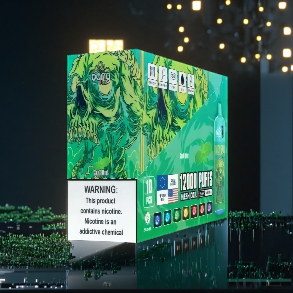 Bang Box 12000 Puffs Vape Menthe Fraîche 23ML 650mAh Belgique Grossiste
