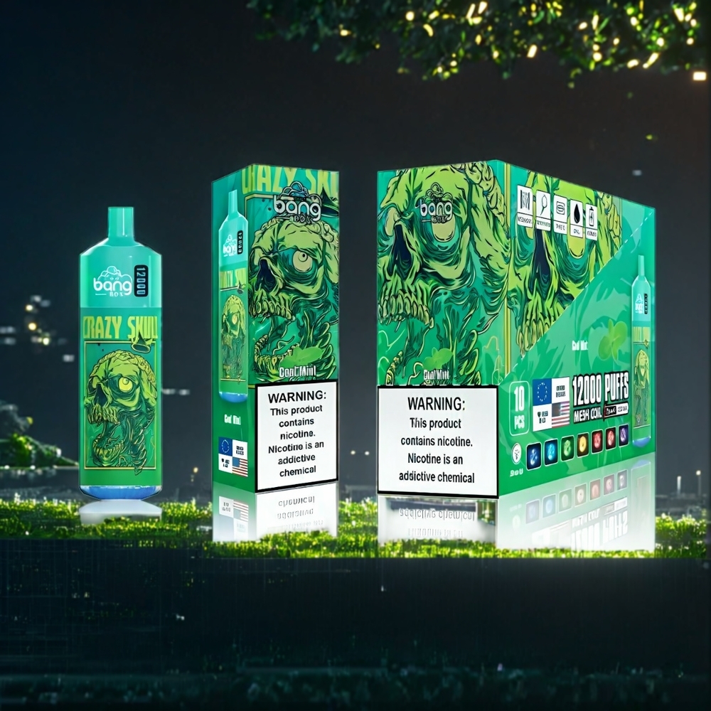 Bang Box 12000 Puffs Vape Menthe Fraîche 23ML 650mAh Belgique Grossiste
