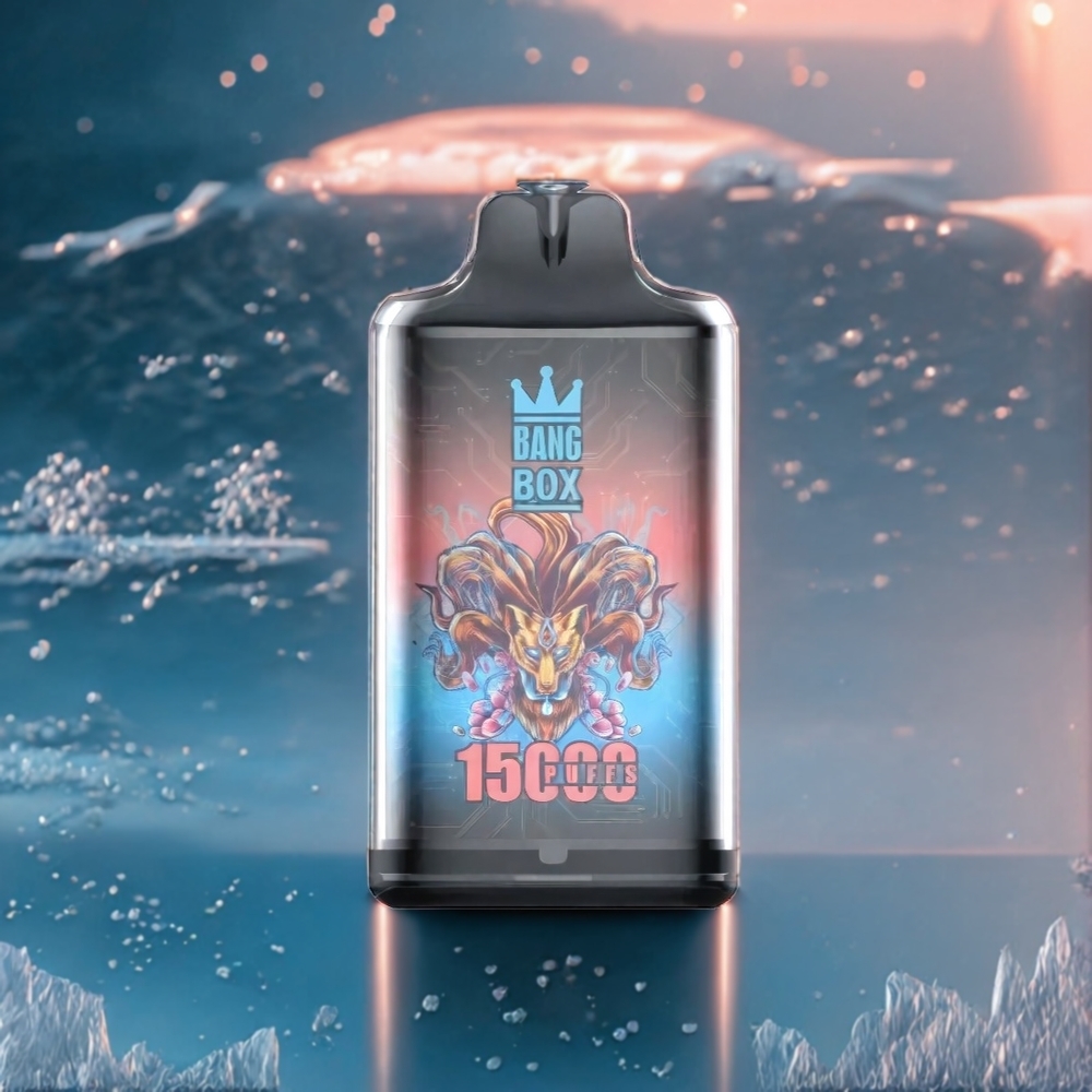 Bang Box 15000 Puffs Vape Pêche Glacée Belgique Grossiste 23ml/5 1 box 10 pcs