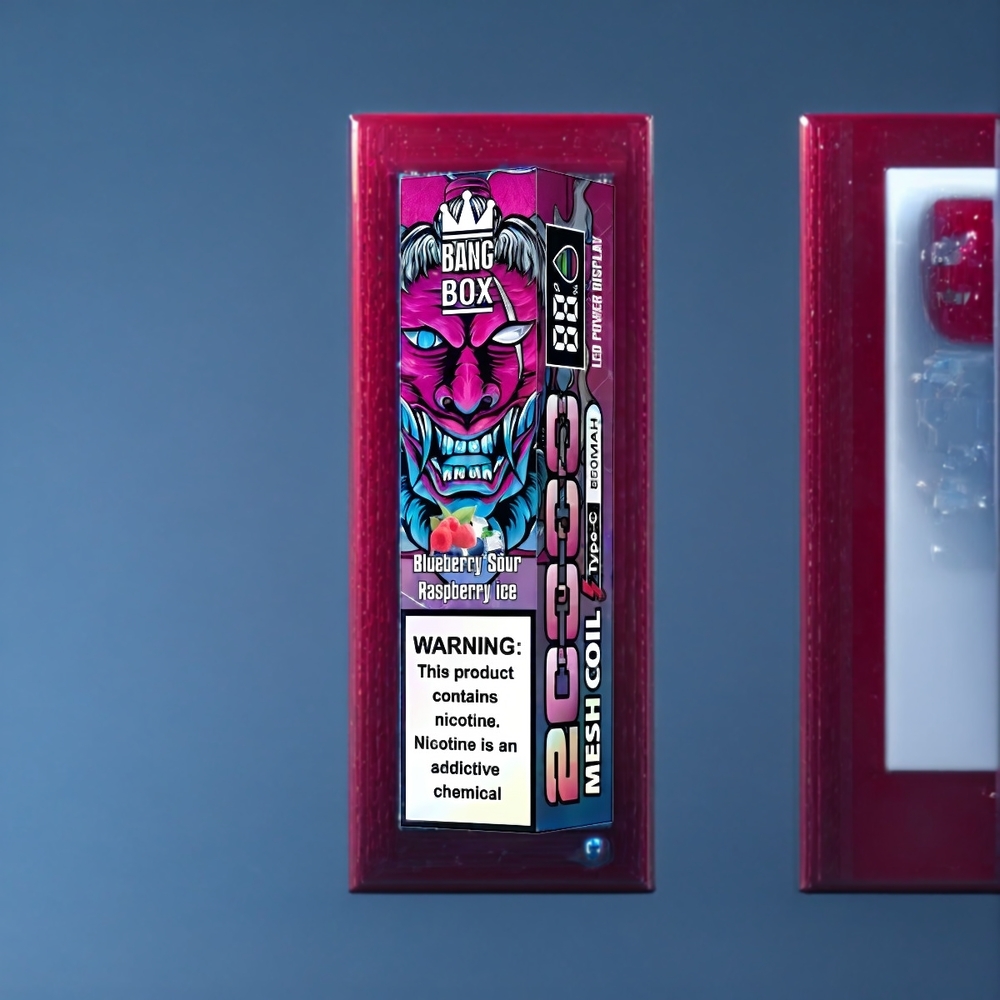 Bang Box 20000 Puffs Belgique Grossiste Blueberry Acidulé Framboise Glacée 0 Nicotine 850mAh Rechargeable