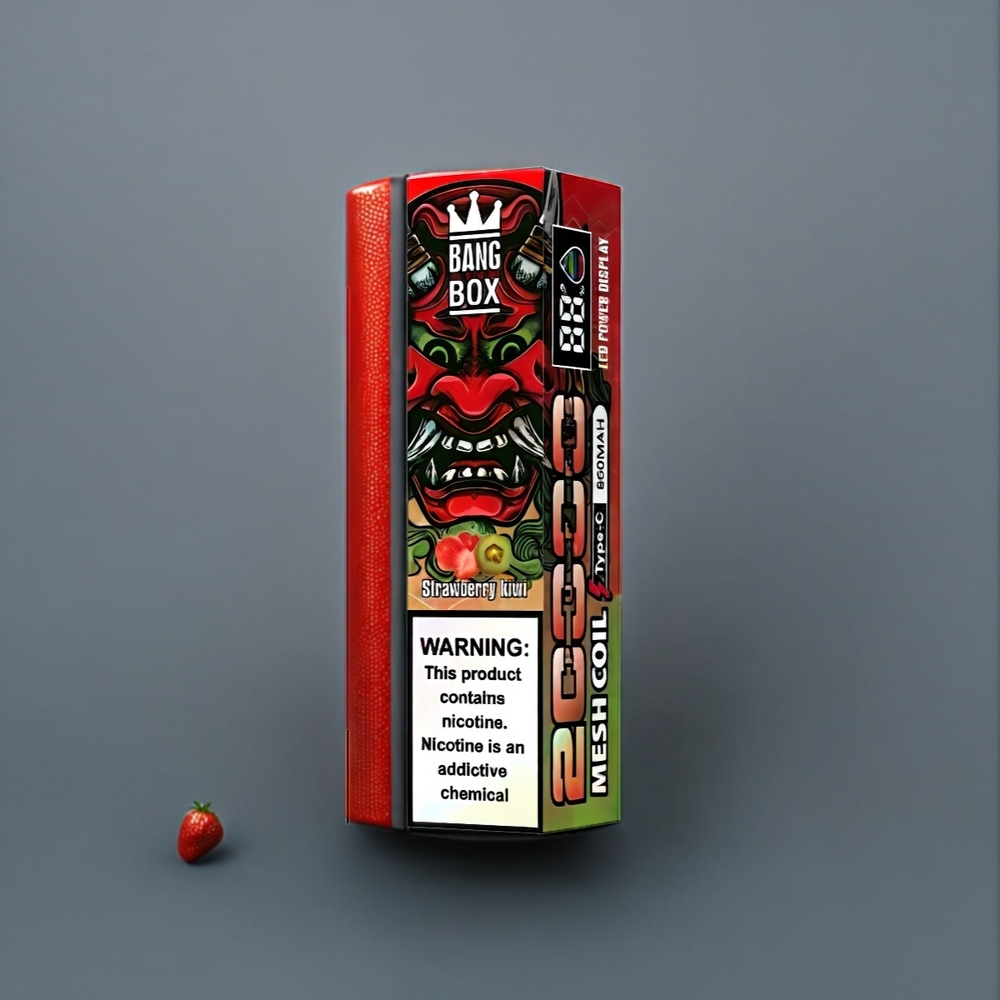 Bang Box 20000 Puffs Belgique Grossiste Fraise Kiwi 35ml 850mAh