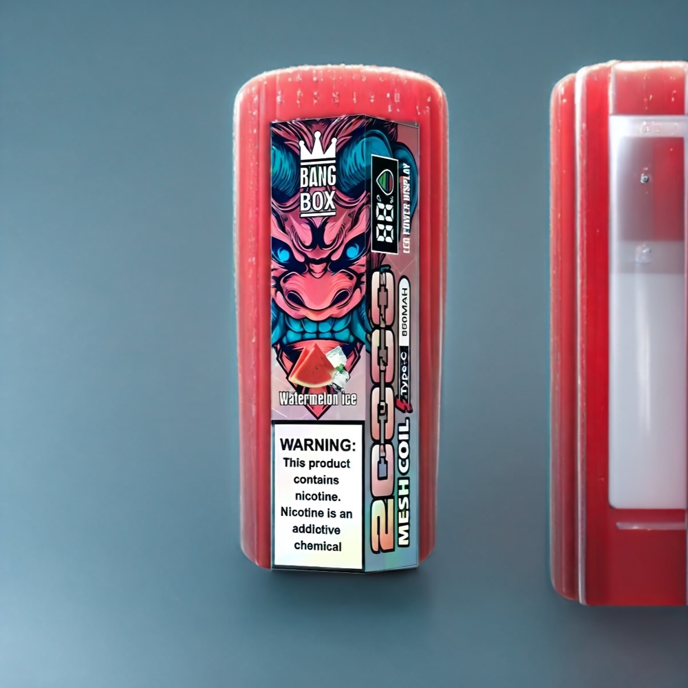 Bang Box 20000 Puffs Vape Pastèque Glacée Belgique Grossiste 35ml 850mAh