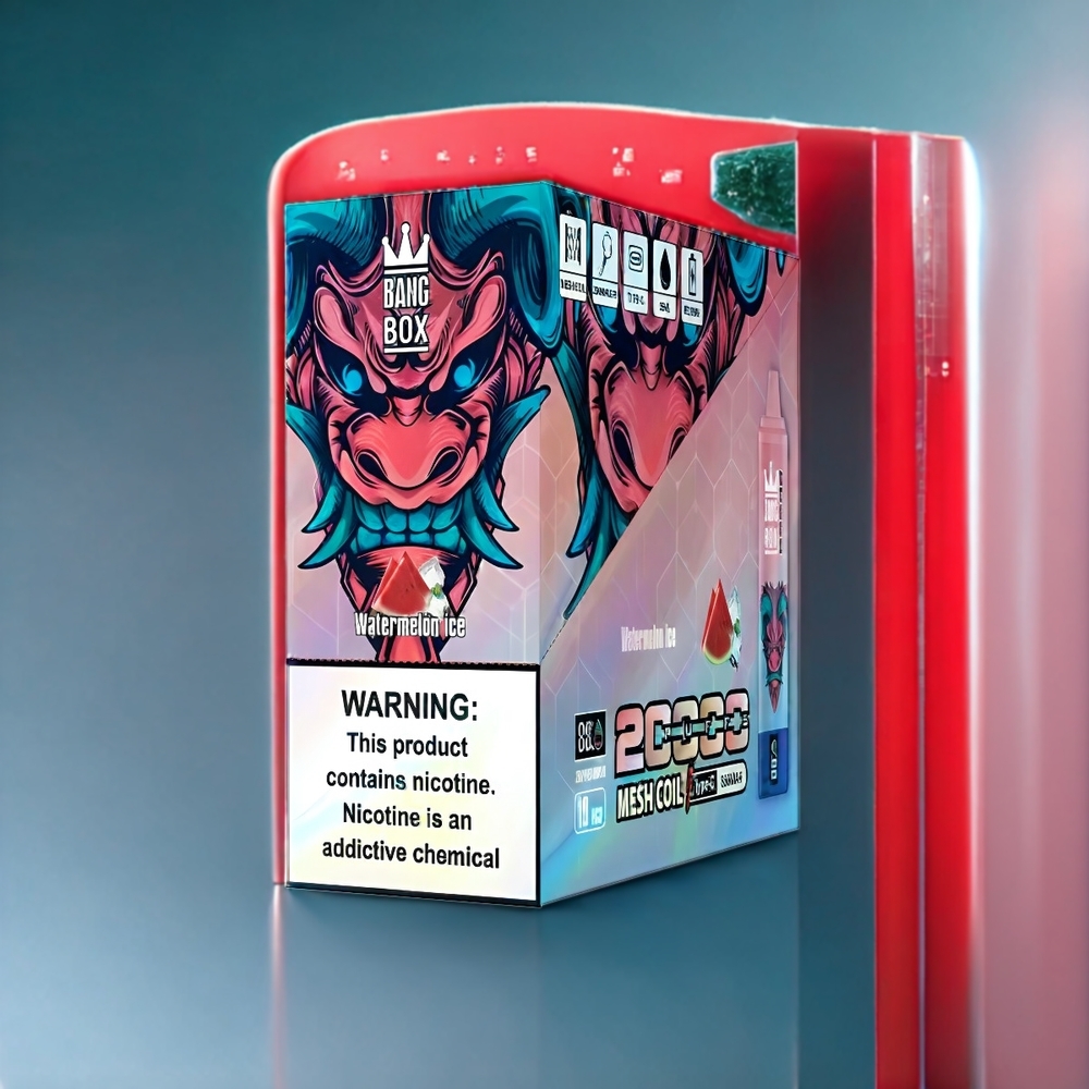 Bang Box 20000 Puffs Vape Pastèque Glacée Belgique Grossiste 35ml 850mAh