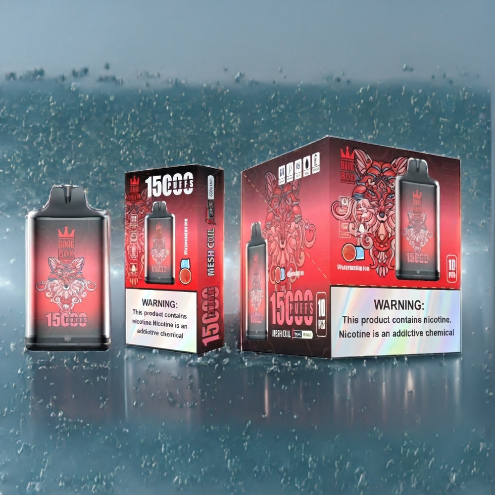 Belgique Grossiste Bang Box 15000 Puffs Vape Pastèque Glace 23ml 5 E-Liquide