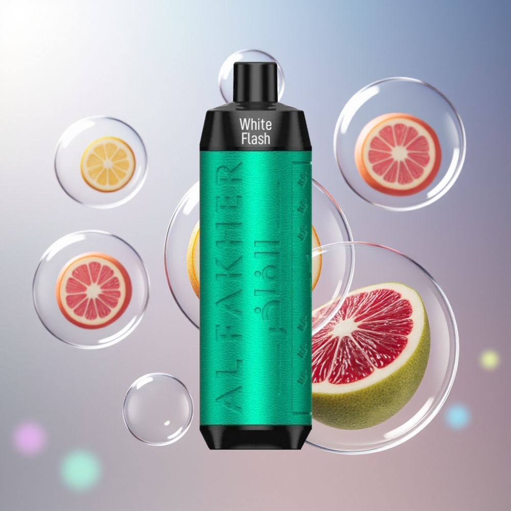 Blanc Flash Al Fakher Crown Bar 8000 Puffs 18ml Belgique Grossiste USB Type-c