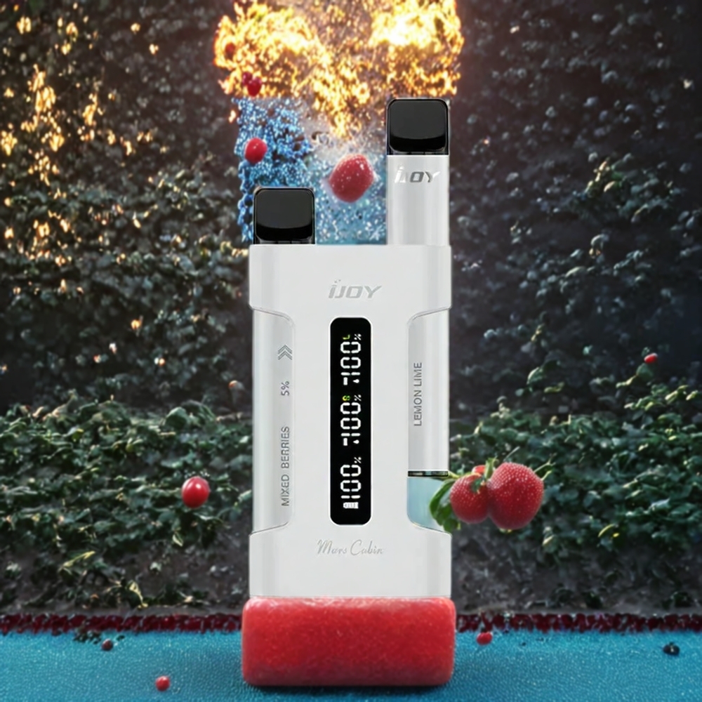 Blanc IJOY Mars Cabin 600 Puffs Belgique Grossiste 2ml 100mAh