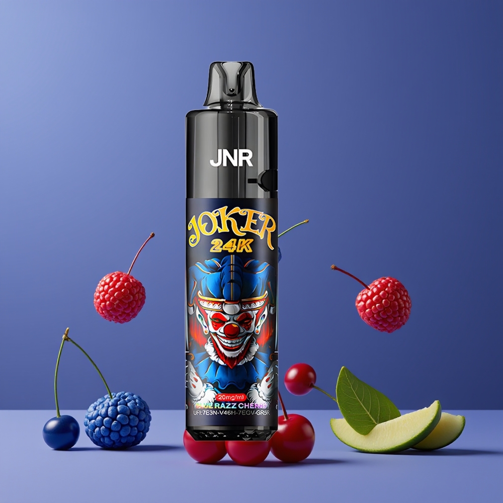 Bleu Framboise Cerise JNR Joker 24000 Puffs Belgique Grossiste 2 Nicotine 800mAh