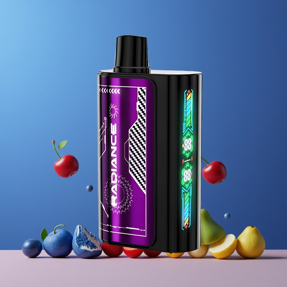 Bleu Framboise Cerise JNR Radiance 31000 Bouffées Belgique Grossiste 28ml 2 Nicotine